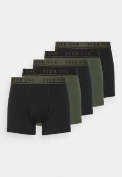 Pier One 5 PACK - Panties - Black/khaki -Bekleidungs Verkauf 00955010cec94d048deaec05ec199c27 1