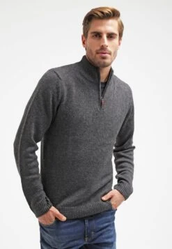 Bestseller 17 Pier One Strickpullover - Dark Grey Melange