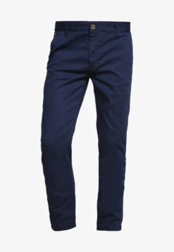 Pier One SLIM FIT CHINO - Chino - Dark Blue -Bekleidungs Verkauf 169130dff92040369b07b81ddb7f4bbc