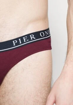 Pier One BRANDED WAISTBAND BRIEFS 3 PACK - Slip - Dark Blue /green/bordeaux -Bekleidungs Verkauf 208437927cd54529b2ae47a824e20a21