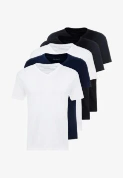 Pier One 5 PACK - T-Shirt Basic - White/blue/black 12 Pier One 5 PACK - T-Shirt Basic - White/blue/black -Bekleidungs Verkauf 2819a515ceaa41a7b996144dea7390c3
