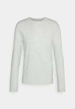 Pier One 7 PACK - Langarmshirt - Mottled Light Grey/white/mottled Dark Grey -Bekleidungs Verkauf 31875945b966486087c321398a091597