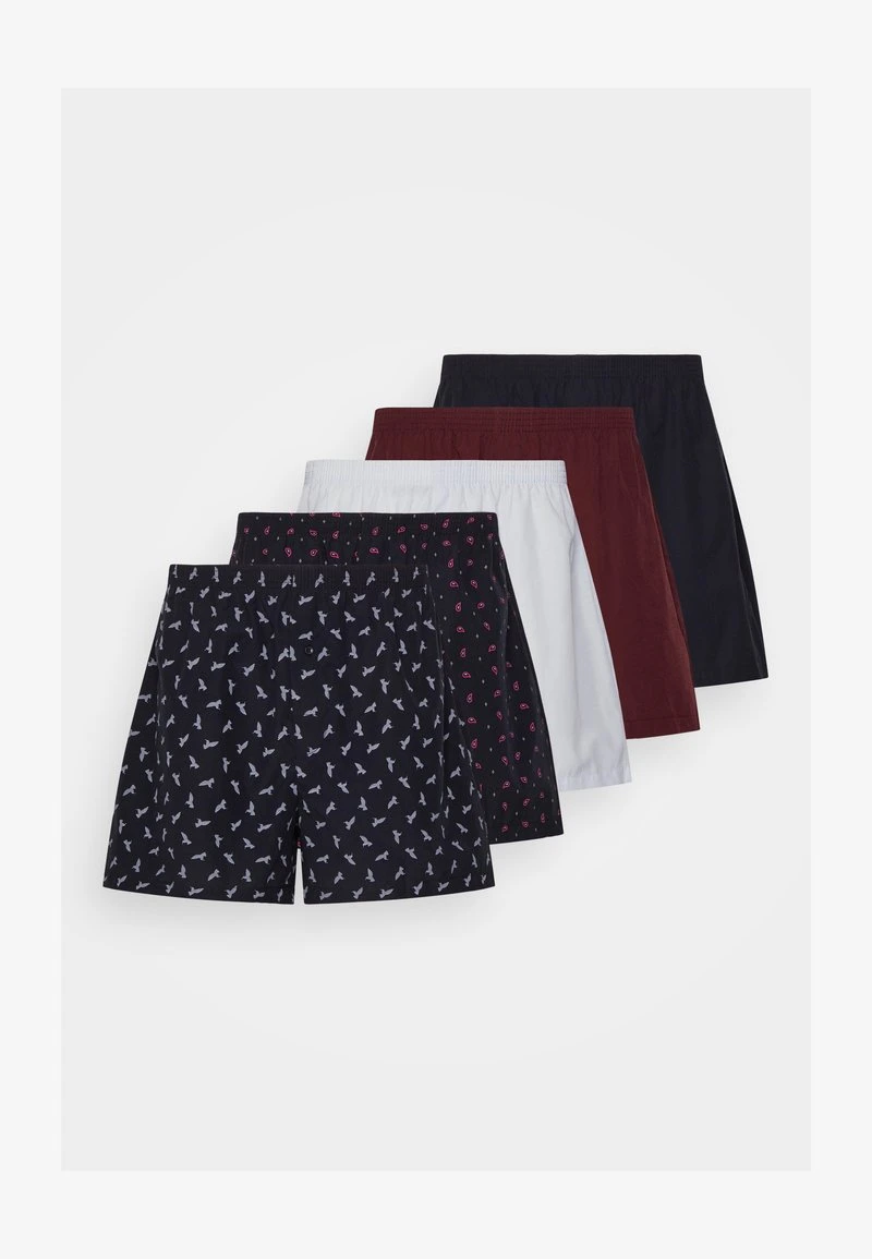 Pier One 5 PACK - Boxershorts - Dark Blue/bordeaux/ Blue 7 Pier One 5 PACK - Boxershorts - Dark Blue/bordeaux/ Blue – Bild 5