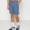 Pier One LINEN BLEND DRAWCORD SHORTS - Shorts - Blue -Bekleidungs Verkauf 3ed7af71cb3f4deeb750cc63959c017b