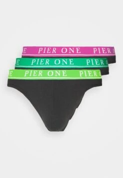 Pier One BRANDED WAISTBAND BRIEFS 3 PACK - Slip - Black 12 Pier One BRANDED WAISTBAND BRIEFS 3 PACK - Slip - Black -Bekleidungs Verkauf 68332279d8a640caac60267b6cd7c785