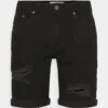 Pier One Jeans Shorts - Black -Bekleidungs Verkauf 6a5f776f052149fab21c0f7a06b3f55c