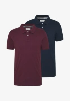 Pier One 2 PACK - Poloshirt - Dark Blue/bordeaux 12 Pier One 2 PACK - Poloshirt - Dark Blue/bordeaux -Bekleidungs Verkauf 776db89a31b246aa84d9aeff2a53f14d