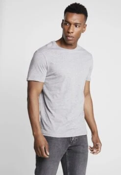 Pier One T-Shirt Basic - Mottled Bordeaux/white -Bekleidungs Verkauf 7eba97ea5a88465da953c1134f452ef3