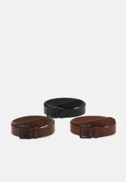 Pier One 3 PACK UNISEX - Gürtel - Black/brown /cognac -Bekleidungs Verkauf 88ed98c354f84bff9b43540293b418f9 1