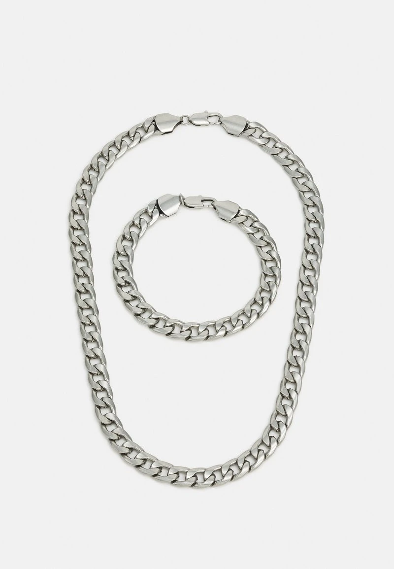Pier One 2PACK SET - Halskette - Silver-coloured 3 Pier One 2PACK SET - Halskette - Silver-coloured