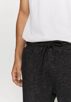 Pier One Shorts - Mottled Black -Bekleidungs Verkauf 9669b66e874744c1ba451014337cf24a