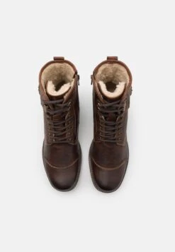 Pier One LEATHER - Schnürstiefelette - Brown -Bekleidungs Verkauf 9cdda29c31d1480bad87b1b7287b863e