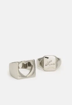 Pier One 2 PACK - Ring - Silver-coloured -Bekleidungs Verkauf abbca4efc31e4d28b6ce8aed47ac97f3