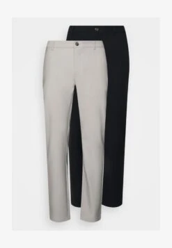 Pier One 2 PACK - Stoffhose - Mottled Light Grey/black -Bekleidungs Verkauf bf5cfc6785a64bee84d2f35fab7c6ae4 1