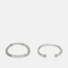 Pier One 2 PACK - Armband - Silver-coloured