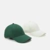 Pier One UNISEX 2 PACK - Cap - Green/off White -Bekleidungs Verkauf dc65a133b29b44b0b489ea3a78f3a08f