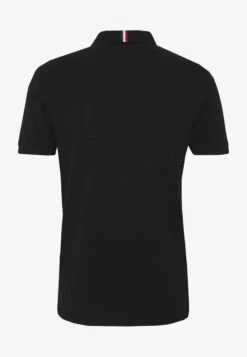 Pier One TRICOLORE TRIM POLO - Poloshirt - Black -Bekleidungs Verkauf e5df0f317d484d3e9ffb98ed2a328ff2