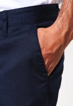 Pier One SLIM FIT CHINO - Chino - Dark Blue -Bekleidungs Verkauf e9b0cf0937424b249f03ead3cee4c9bf