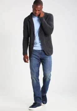 Pier One Strickjacke - Mottled Dark Grey -Bekleidungs Verkauf f1673e73701e40d28ac2a1ee7f33bf6f