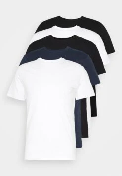 Pier One T-Shirt Basic - Black/white/blue 11 Pier One T-Shirt Basic - Black/white/blue -Bekleidungs Verkauf f1b37127ec2d45f98139c878d4f29450