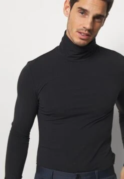 Pier One 2 PACK - Langarmshirt - Black -Bekleidungs Verkauf f6facbef5a8c4d6f81caf69450eb10f4